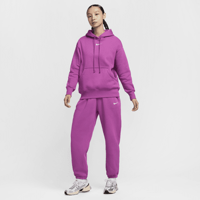 Nike Sportswear Phoenix Fleece 女款高腰寬版運動褲