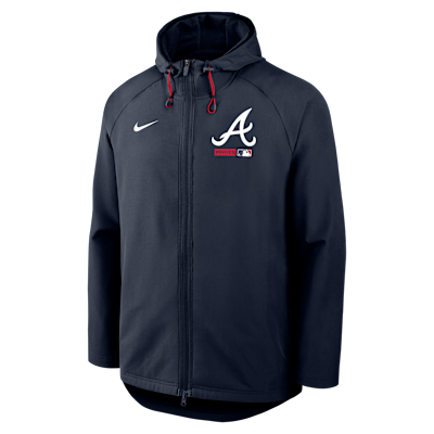 Atlanta Braves Authentic Collection Men's Nike Therma-FIT MLB Full-Zip Hooded Jacket from Nike - $142