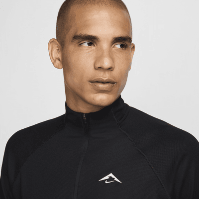 Nike Trail Dri-FIT-mellemlagstrøje med 1/2 lynlås til mænd