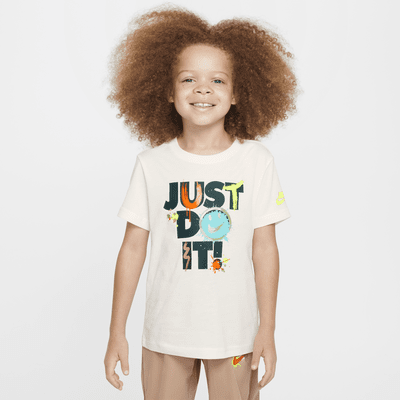 Playera "Just Do It" para niño talla pequeña Nike "Express Yourself"