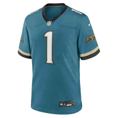 NFL Jacksonville Jaguars (Travis Etienne Jr) Jersey de fútbol americano Game para hombre