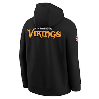 Minnesota Vikings Sideline Club Big Kids' Nike NFL Pullover Hoodie