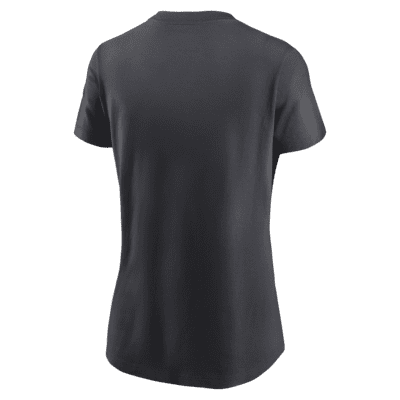 Baltimore Ravens Nike Women's Slant Logo Tri-Blend V-Neck T-Shirt