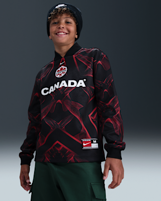 Floral Canada Soccer Fans Jersey Canadian Football Lovers Pullover Hoodie