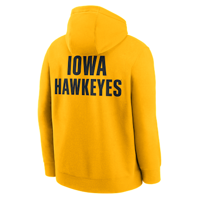 Iowa Club Basketball 2-Hit Men's Nike College Pullover Hoodie