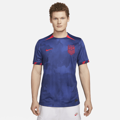 Jersey de fútbol Nike Dri-FIT para hombre de la selección femenina de fútbol de EE.UU. (4-Star) 2023 Stadium visitante