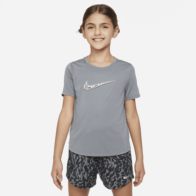 Nike One Big Kids' (Girls') Short-Sleeve Training Top