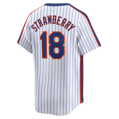 Jersey Nike Dri-FIT ADV de la MLB Limited para hombre Darryl Strawberry New York Mets Cooperstown