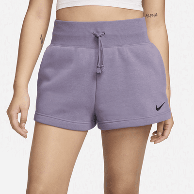 Shorts de ajuste holgado y tiro alto para mujer Nike Sportswear Phoenix Fleece