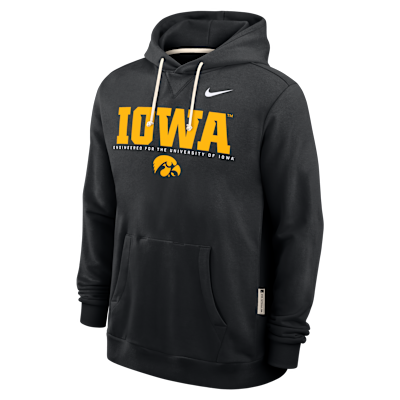 Sudadera con gorro sin cierre universitaria Nike Dri-FIT para hombre Iowa Sideline