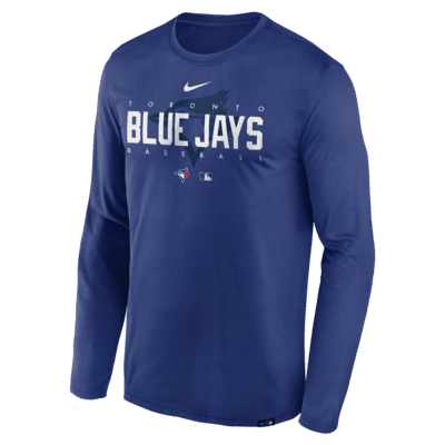 NIKE Toronto Blue Jays Nike Authentic Pro Game Long Sleeve Shirt