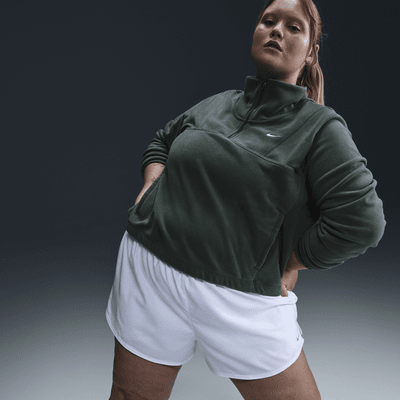 Nike One Women's Therma-FIT Oversized 1/2-Zip Fleece Top (Plus Size)