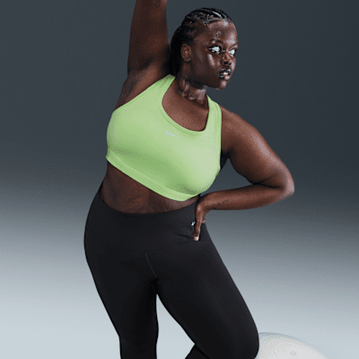 Nike Swoosh Medium Support Women's Padded Sports Bra (Plus Size)