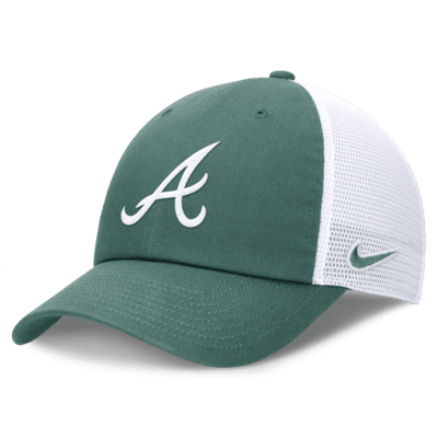 Gorra de rejilla Nike de la MLB ajustable para hombre Atlanta Braves Bicoastal Club