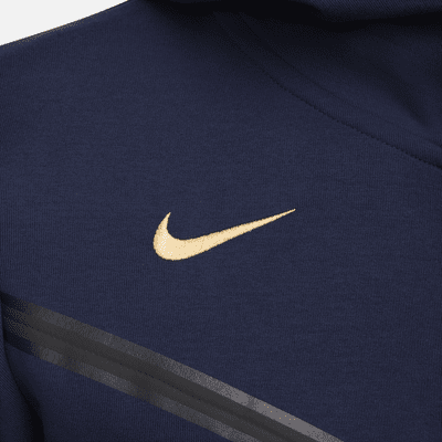 FFF Tech Fleece Windrunner Nike Tam Boy Fermuarlı Erkek Kapüşonlu Futbol Üstü