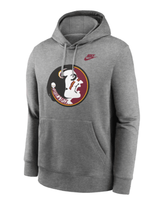 Мужское худи Florida State Seminoles Legacy Club Primary Logo Nike College Pullover Hoodie