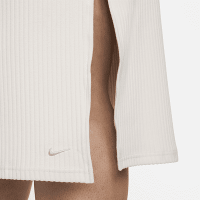 Falda slim midi para mujer (talla grande) Nike Sportswear Chill Rib