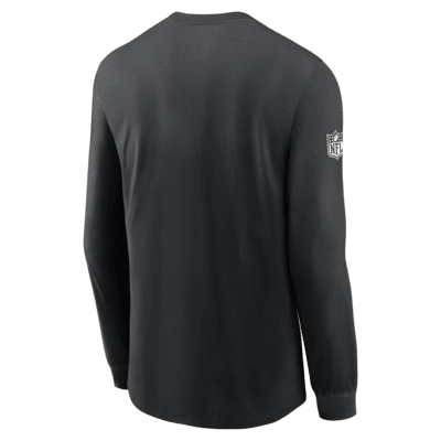 New York Jets Sideline Team Issue Men's Nike Dri-FIT NFL Long-Sleeve T-Shirt