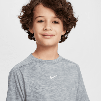 Nike Multi Older Kids' (Boys') Dri-FIT Short-Sleeve Top