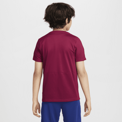 FC Barcelona Academy Pro Nike Dri-FIT Fußball-Kurzarmshirt für ältere Kinder