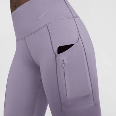 Nike Go Leggings de 7/8 de cintura mitjana i subjecció ferma amb butxaques - Dona