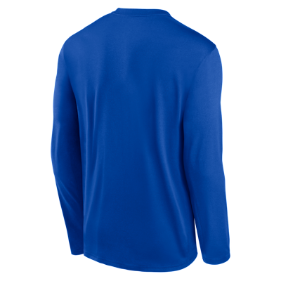 Duke Courtside Basketball Shootaround Legend Men's Nike Dri-FIT College Long-Sleeve T-Shirt
