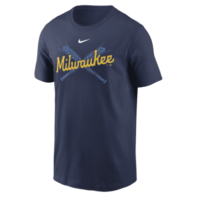 Мужская футболка Nike Local (MLB Milwaukee Brewers)