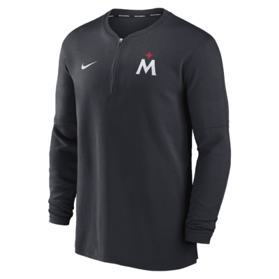 Minnesota Twins Authentic Collection Game Time Men's Nike Dri-FIT MLB 1/2-Zip Long-Sleeve Top