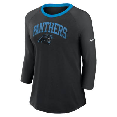 Carolina Panthers Women's Nike NFL 3/4-Sleeve T-Shirt