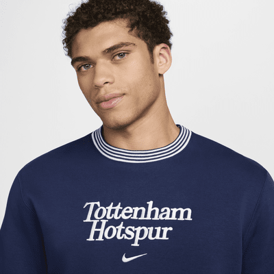 Tottenham Hotspur Club Nike Football sweatshirt med rund hals til herre