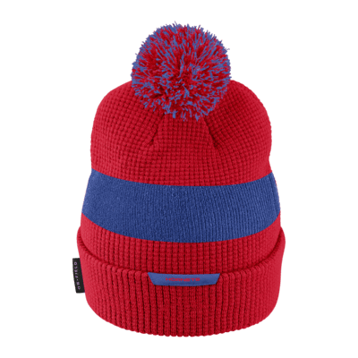 Delaware State Nike College Pom Beanie