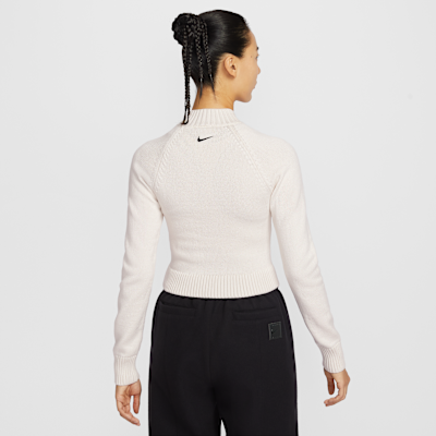 나이키 스포츠웨어 여성 타이트 그래픽 풀집 스웨터