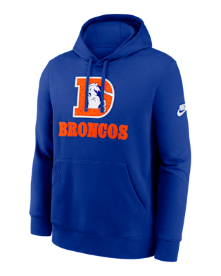 Мужское худи Denver Broncos Best Season Rewind Club Nike NFL Pullover Hoodie