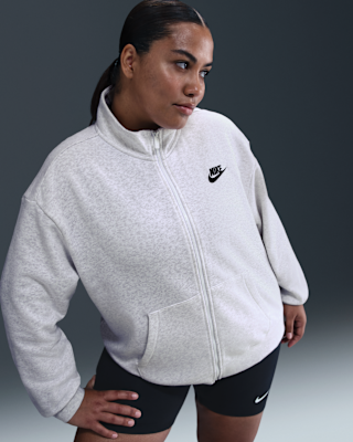 Женская куртка Nike Sportswear Club Fleece Loose Track (Plus Size)