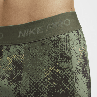 กางเกงรัดรูป Dri-FIT ผู้ชาย Nike Pro Camo