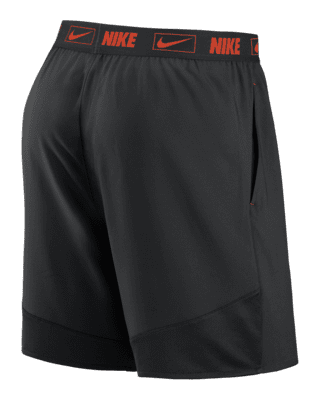 Nike MLB Pittsburgh Pirates Primetime Logo Dri-Fit Shorts Black