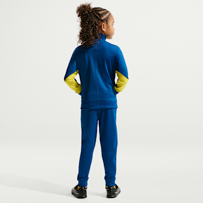 FC Barcelona Strike Fourth Nike Dri-FIT Fußball-Tracksuit aus Strickmaterial für jüngere Kinder