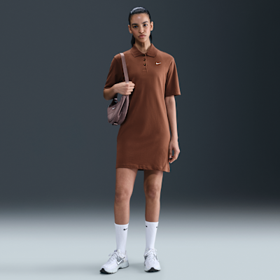 Vestido tipo polo de manga corta para mujer Nike Sportswear Essential