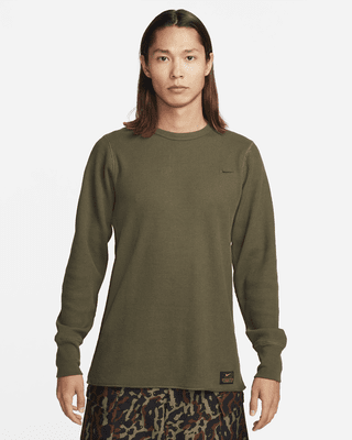 Nike Life Men's Long-sleeve Heavyweight Waffle Top. Nike CA