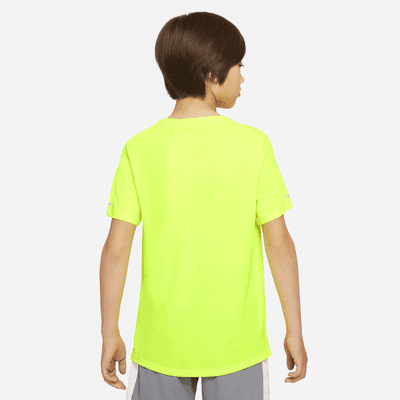 Maglia da training Nike Dri-FIT Miler – Ragazzo