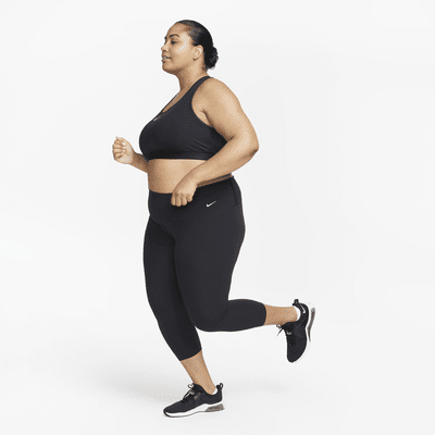 Nike Swoosh Medium Support padded sport-bh (Plus Size)