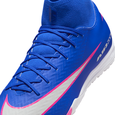 Tacos de fútbol para pasto sintético (turf) de corte high Nike Mercurial Superfly 10 Academy