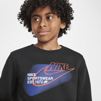 Nike Sportswear Standard Issue Sweatshirt mit Rundhalsausschnitt (ältere Kinder, Jungen)