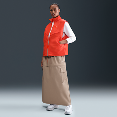 Chaleco brillante para mujer Nike Sportswear Windrunner