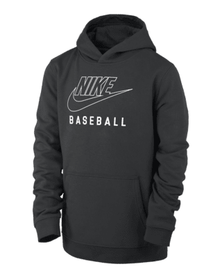 Подростковое худи Nike Swoosh Club Fleece Big Kids' Baseball Pullover Hoodie