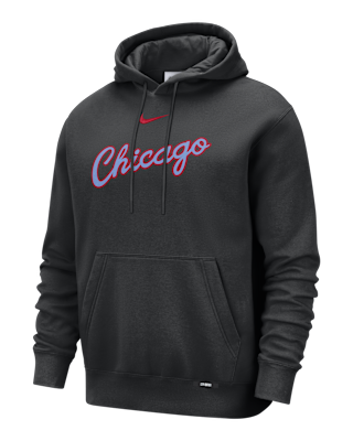 Мужское худи Chicago Bulls City Edition Nike Basketball Club Pull-Over Hoodie для баскетбола