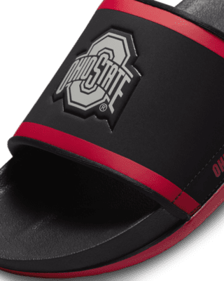 Nike Men's Offcourt Ohio State Slides, Black/Grey/Red