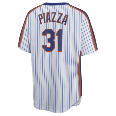 Camiseta de béisbol Cooperstown para hombre MLB New York Mets (Mike Piazza)