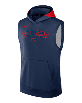 Мужское худи Boston Red Sox Authentic Collection Men’s Nike Dri-FIT MLB Sleeveless Pullover Hoodie