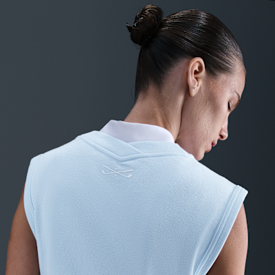 Chaleco de golf de cuello en V para mujer Nike